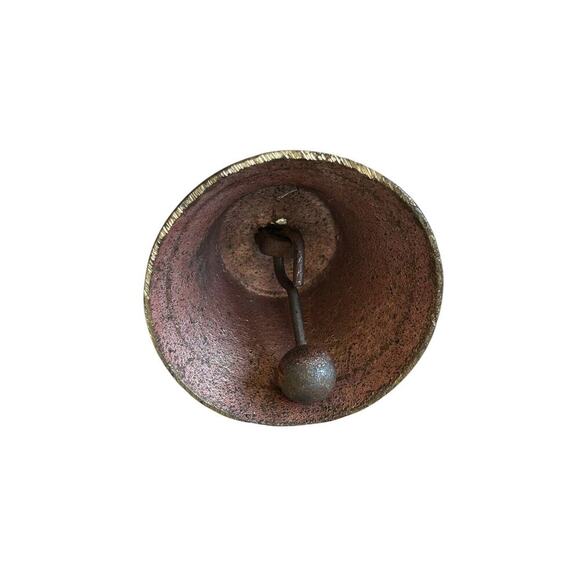 Vintage 1878 Saignelegier Chiantel Fondeur Swiss Goat Cow Bell BEAUTIFUL PATINA - Picture 4 of 6